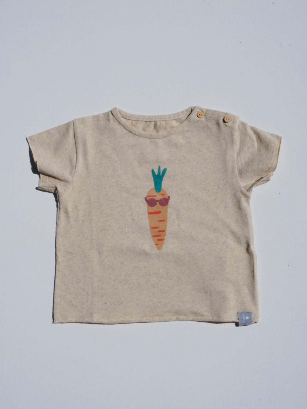 Organic Cotton-Linen Carrot Tee