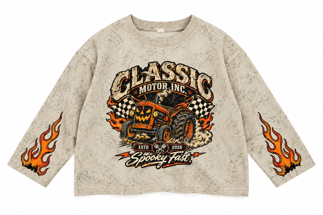 Halloween Motor Long Shirt