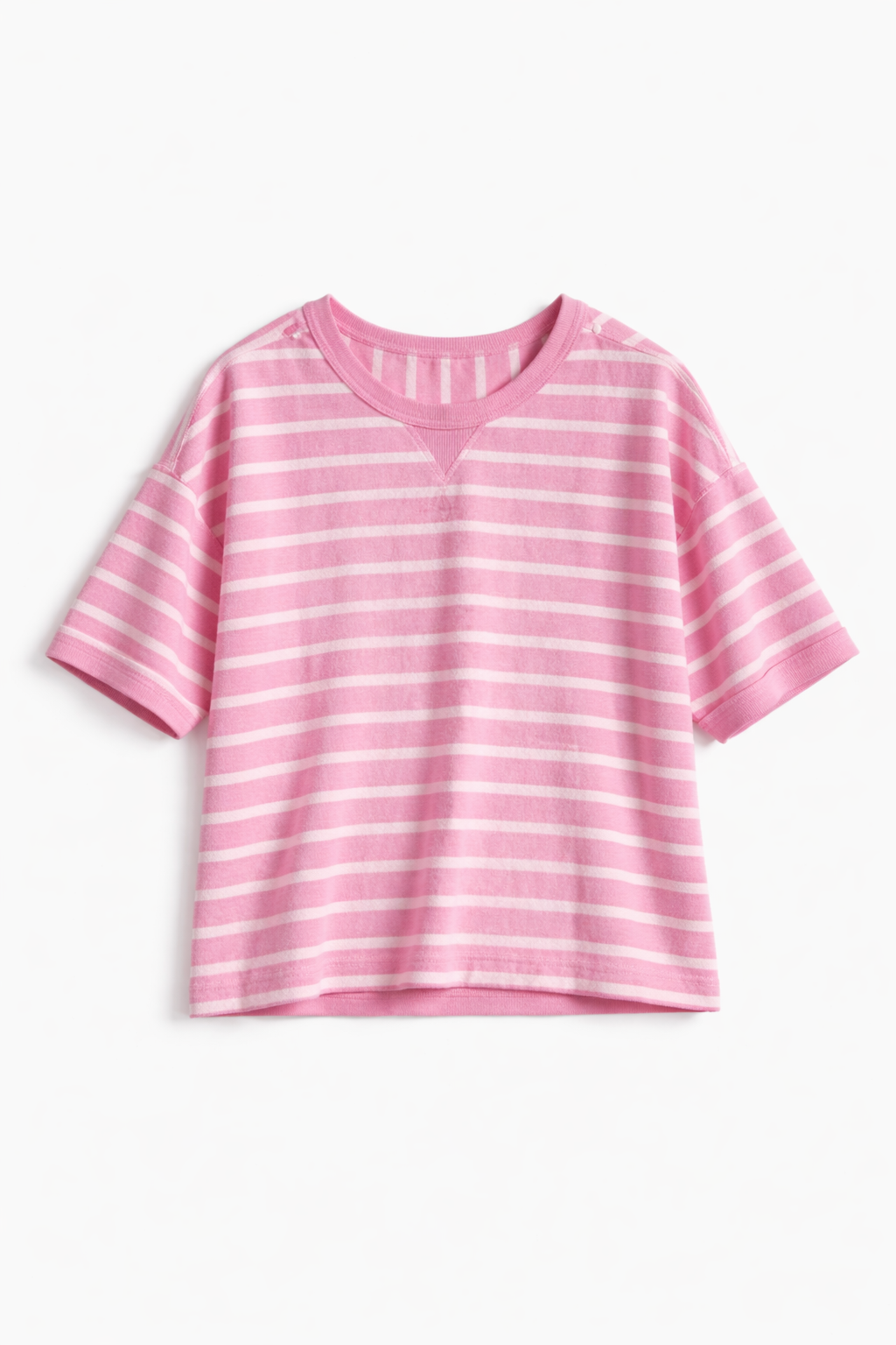 Picnic Striped Boxy Tee