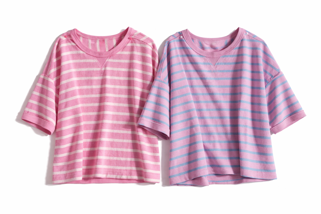 Picnic Striped Boxy Tee