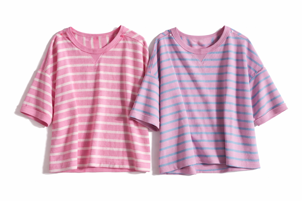 Picnic Striped Boxy Tee