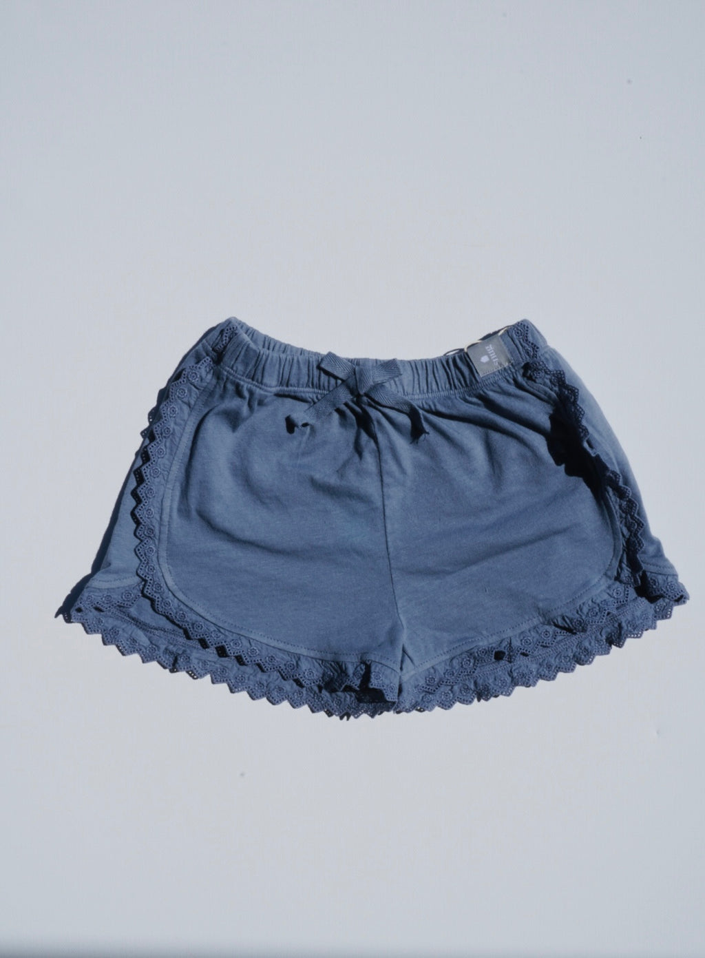 Embroidered Cotton Pull-Up Shorts