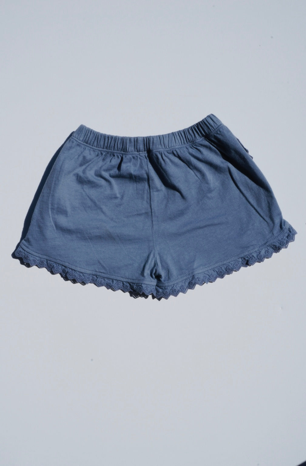 Embroidered Cotton Pull-Up Shorts