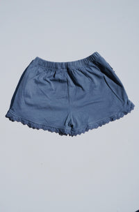 Embroidered Cotton Pull-Up Shorts
