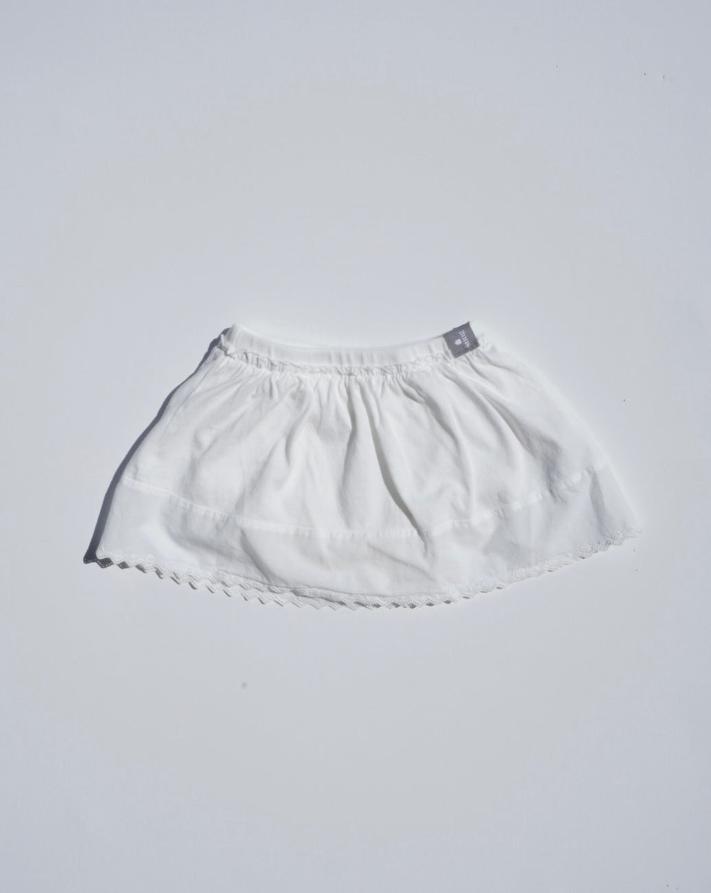Embroidered Skirt with Diaper Cover