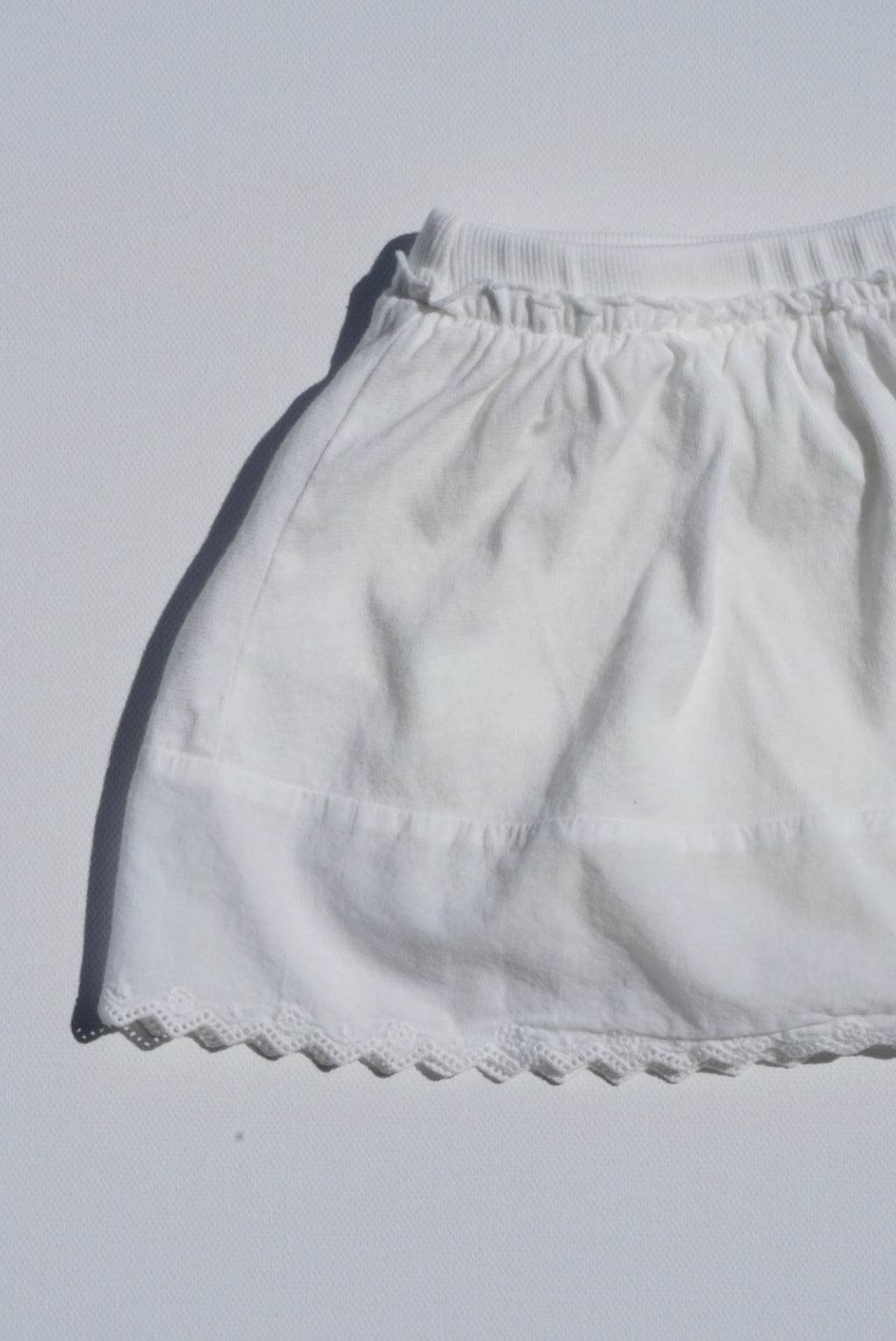 Embroidered Skirt with Diaper Cover