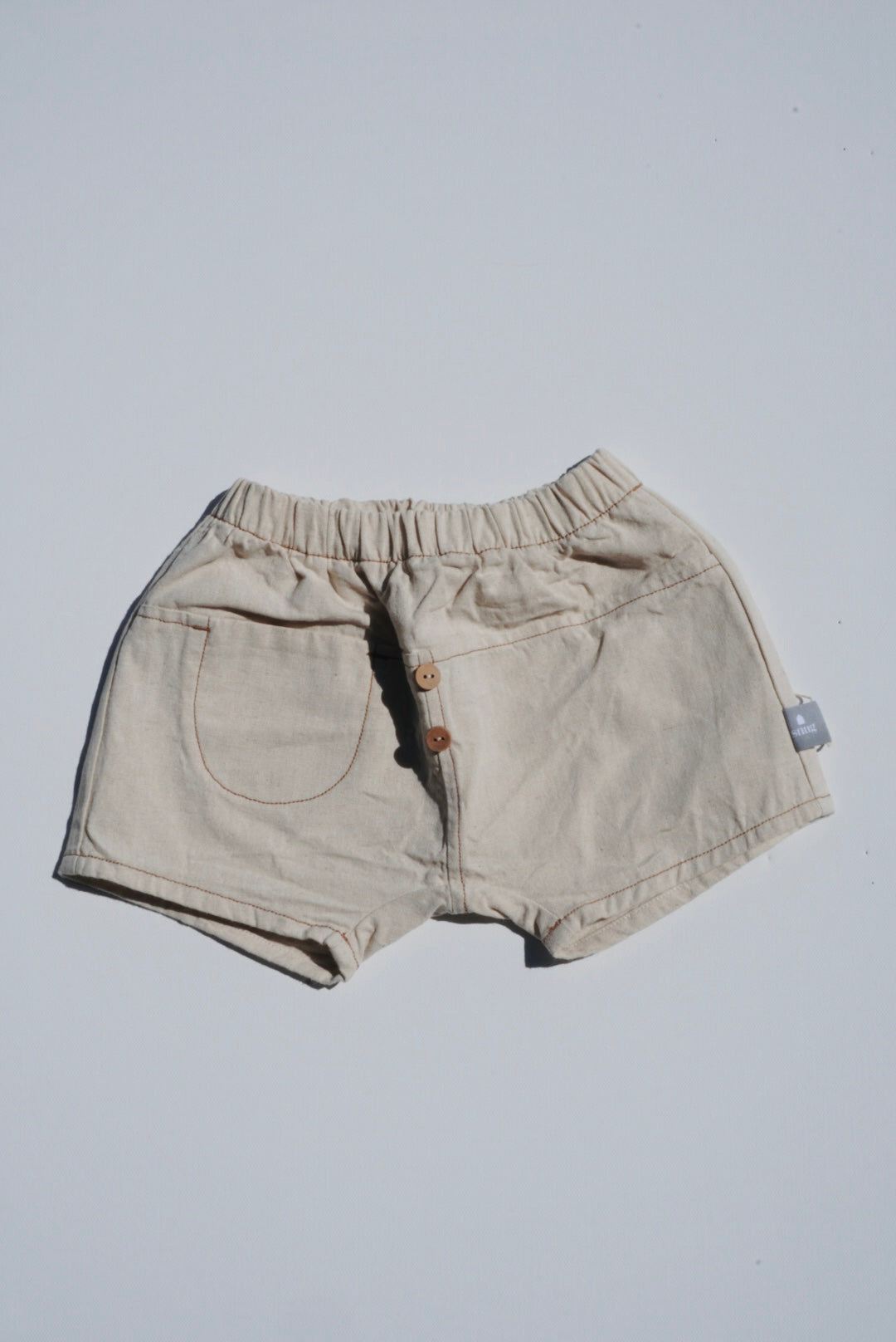 Organic Linen Pull-Up Shorts
