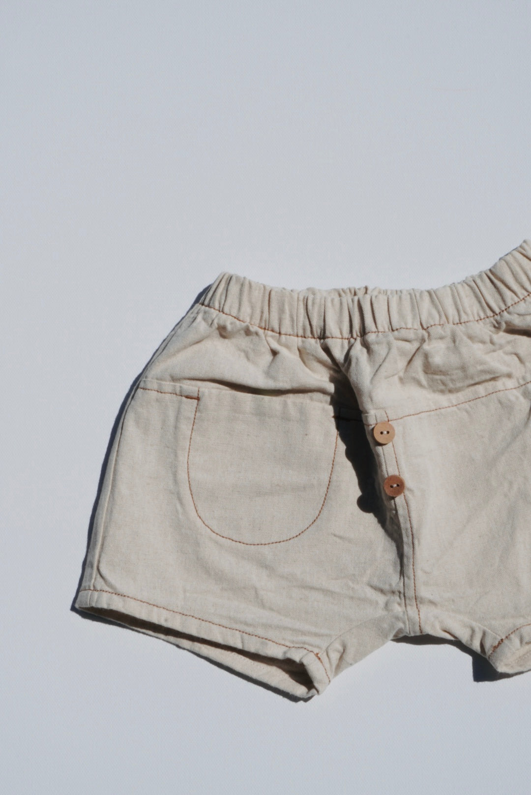 Organic Linen Pull-Up Shorts