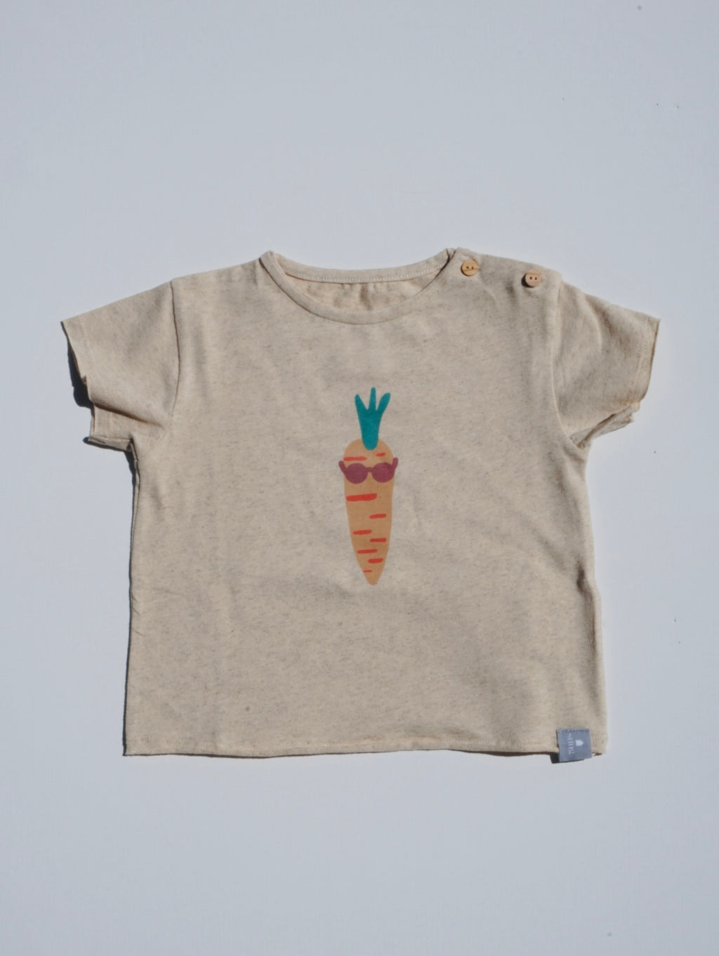 Organic Cotton-Linen Carrot Tee