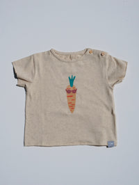 Organic Cotton-Linen Carrot Tee