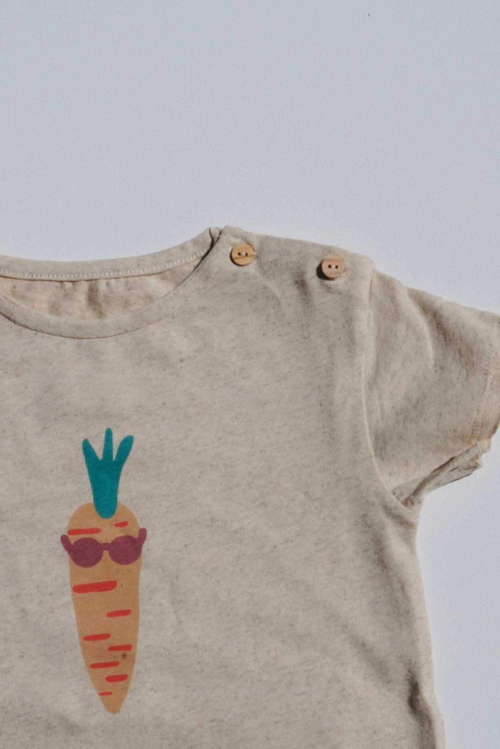 Organic Cotton-Linen Carrot Tee