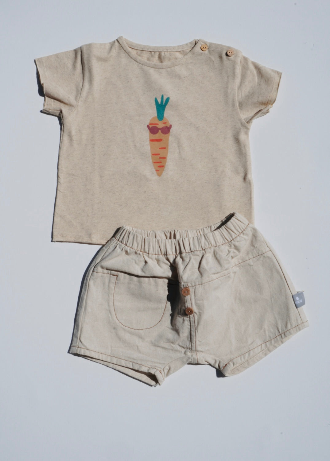 Organic Linen Pull-Up Shorts
