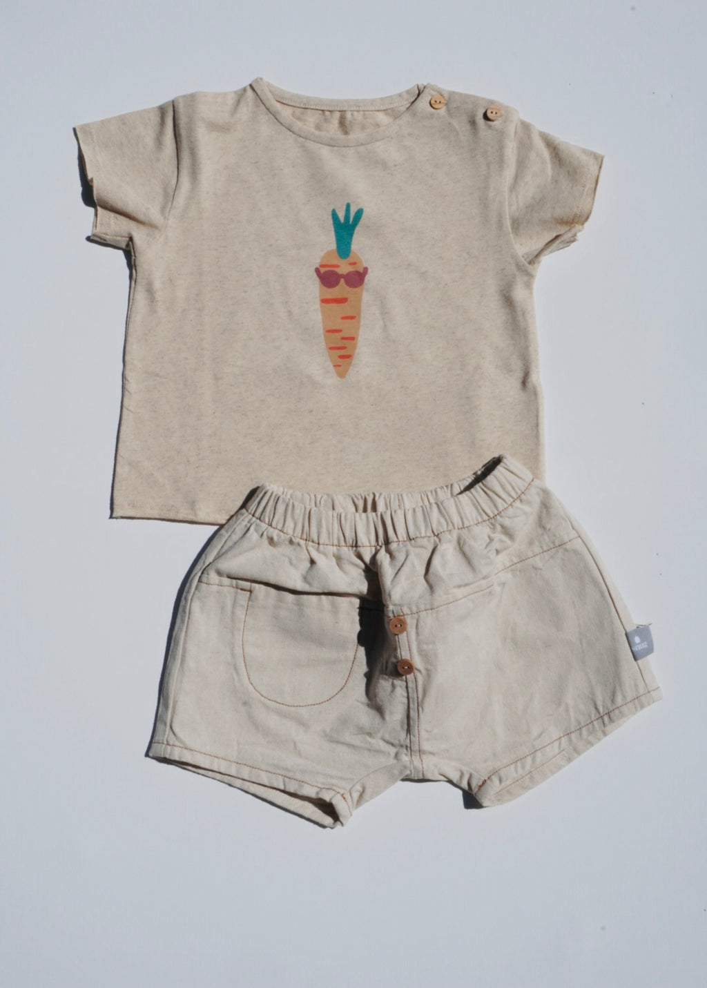 Organic Cotton-Linen Carrot Tee