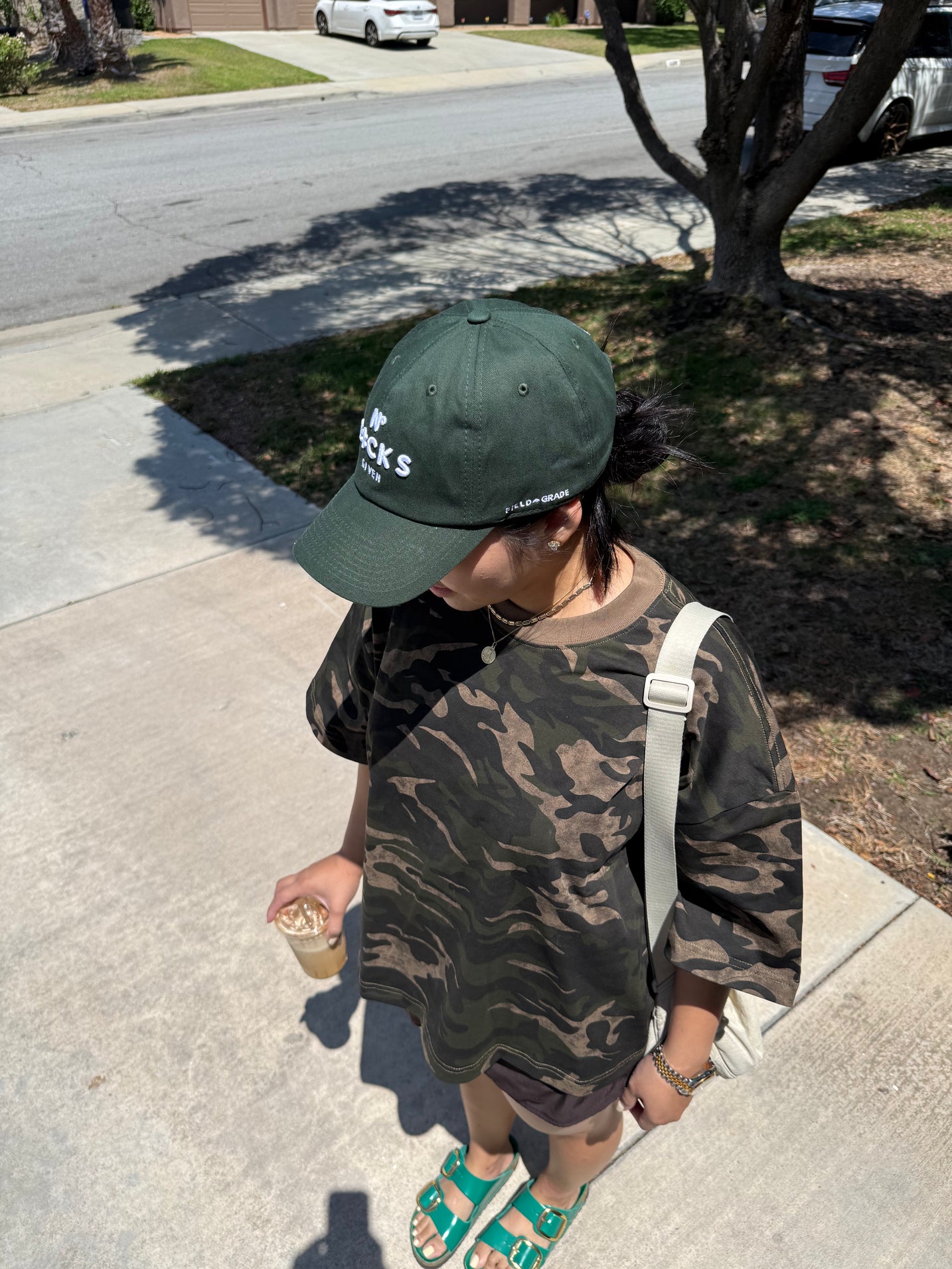 Camo Feral Mom's Tee