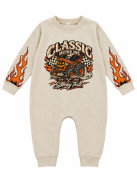 Classic Halloween Motor Baby Romper