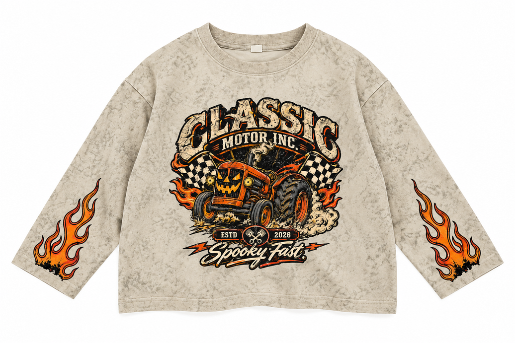 Halloween Motor Long Shirt
